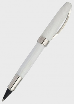 Ручка-роллер Visconti Venus White Marble с рисунком имитирующим мрамор, фото
